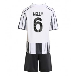 Juventus Lloyd Kelly #6 Thuis tenue Kids 2025-26 Korte Mouw (+ Korte broeken)